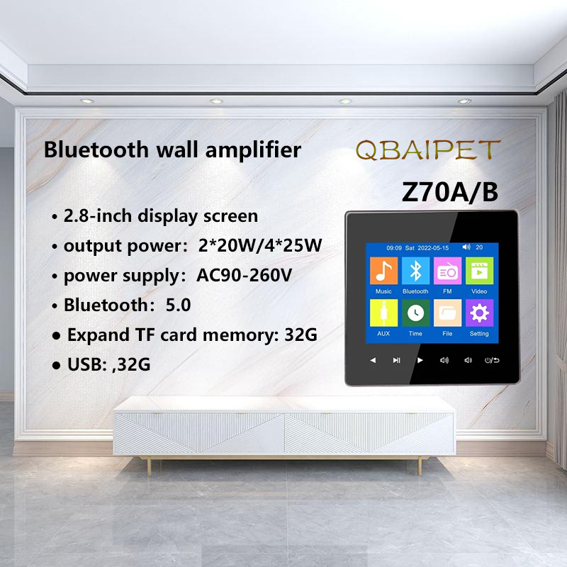 Audio Music Background - Home Bluetooth Wall Amplifier Background Music