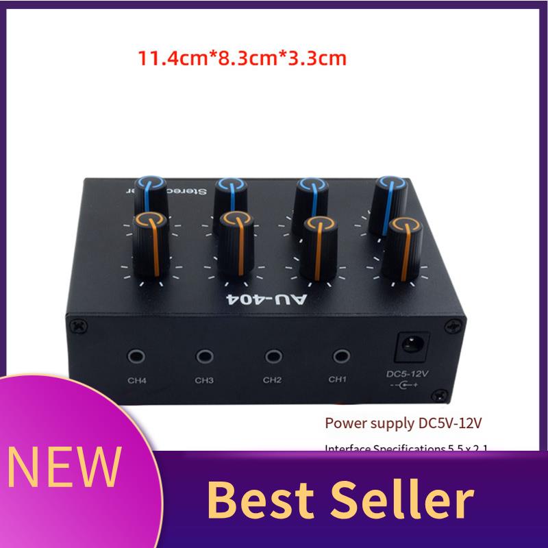 Audio And Music Mixer - M07K-AU-404 Stereo Sound Four Multi Input