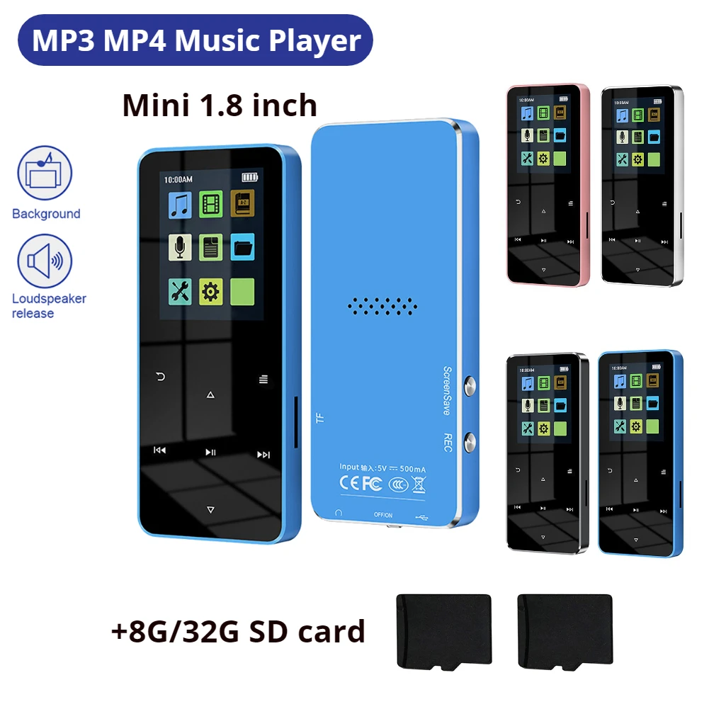 Audio Music Recorder - Mini 1.8 inch Metal Touch MP3