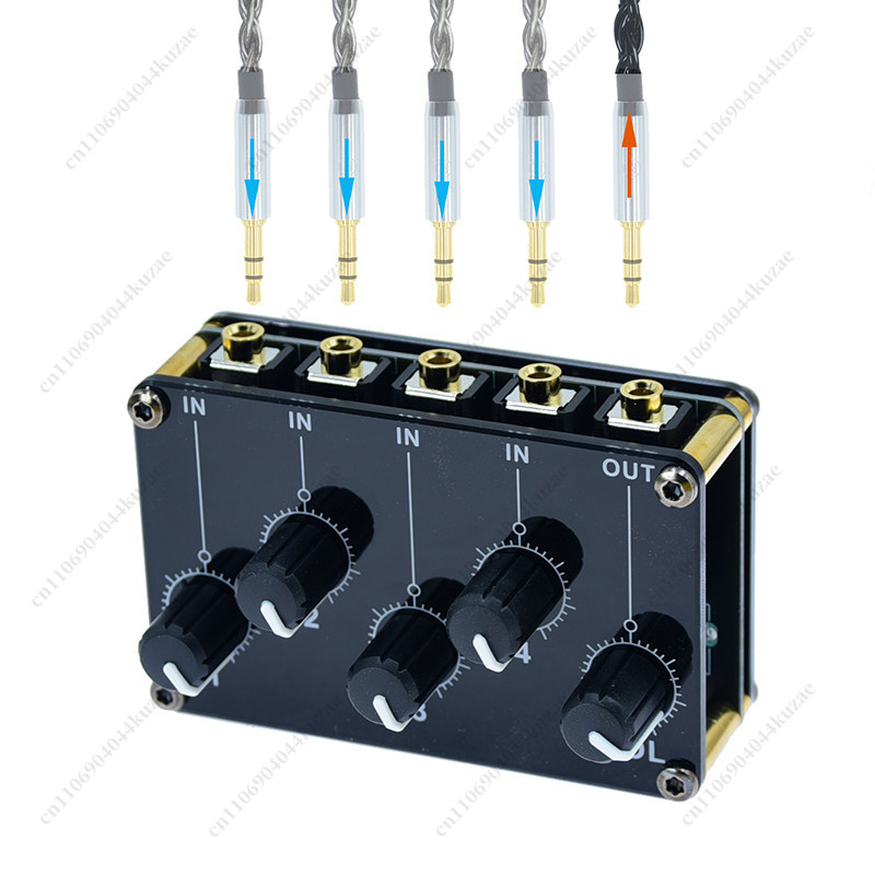 Audio And Music Mixer - Dual Channel Live Audio Mixer 4