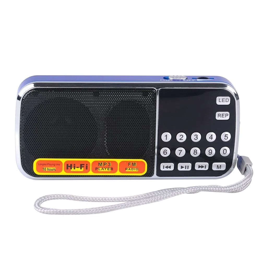 Portable Amplifier Mini - L-088 Portable HIFI Mini Speaker MP3
