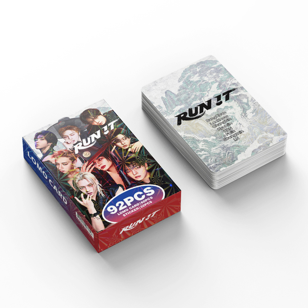 92 K-pop boy group mini cards, - Audio Music Lollipop recension och pris