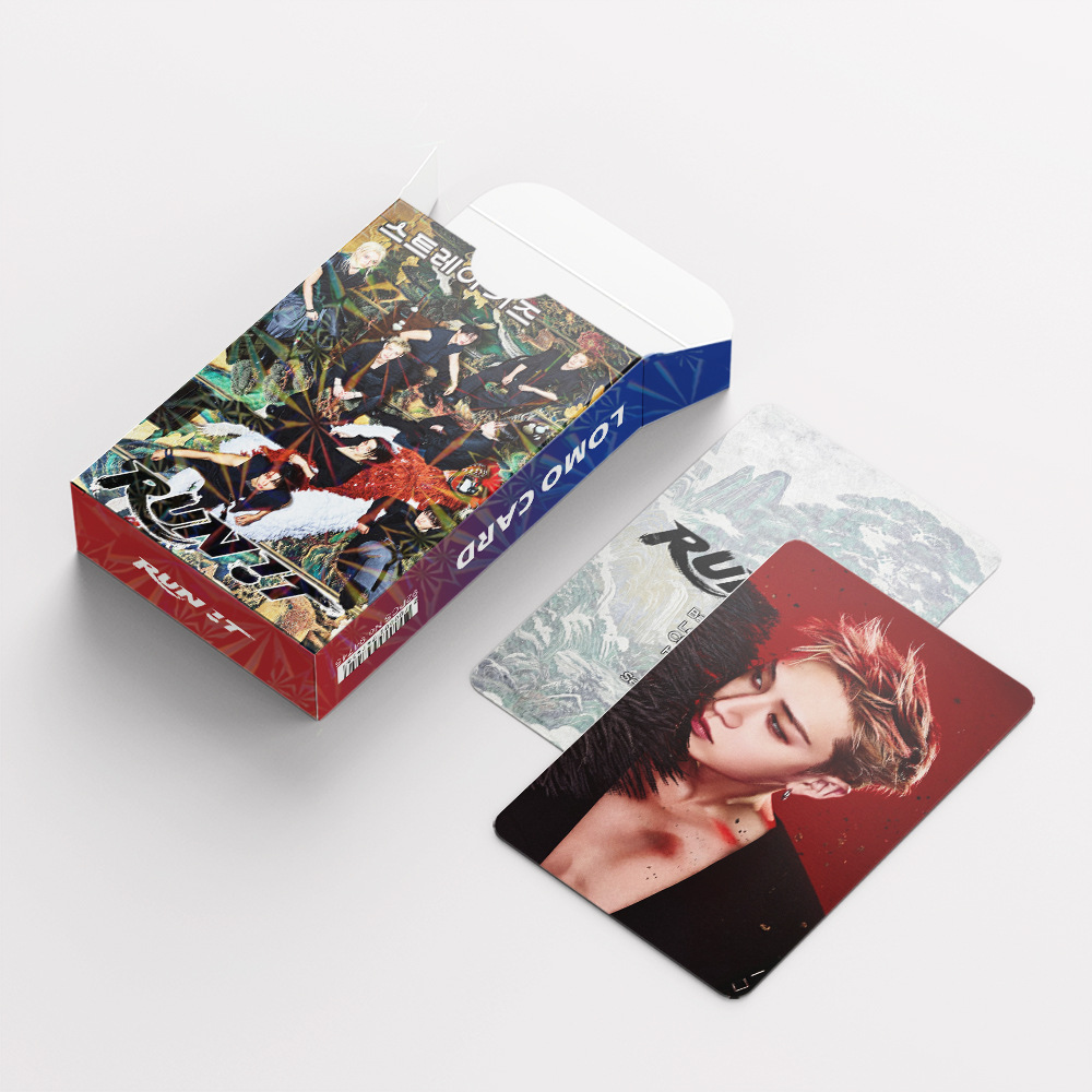 92 K-pop boy group mini cards, - Audio Music Lollipop recension och pris