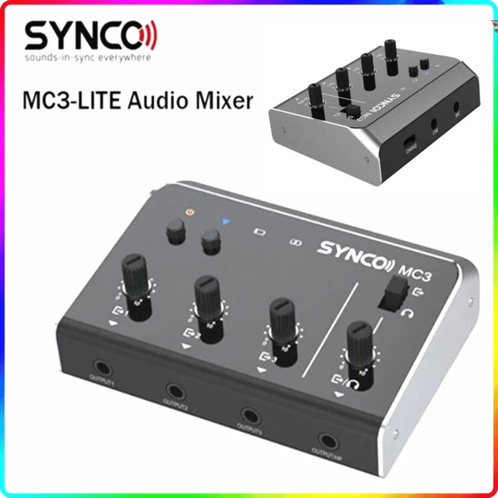 Synco MC3 Lite Audio Mixer 4 C - Audio And Music Mixer recension och pris