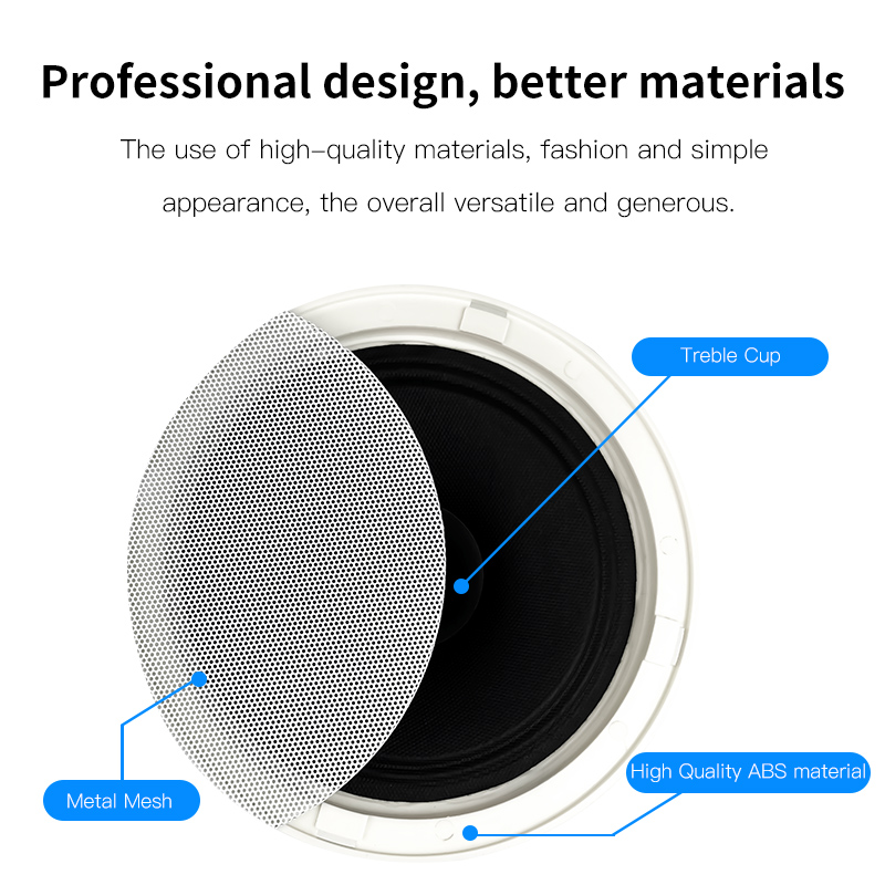 6 Inch 8ohm Ceiling Speaker Fu - Audio Music Background recension och pris