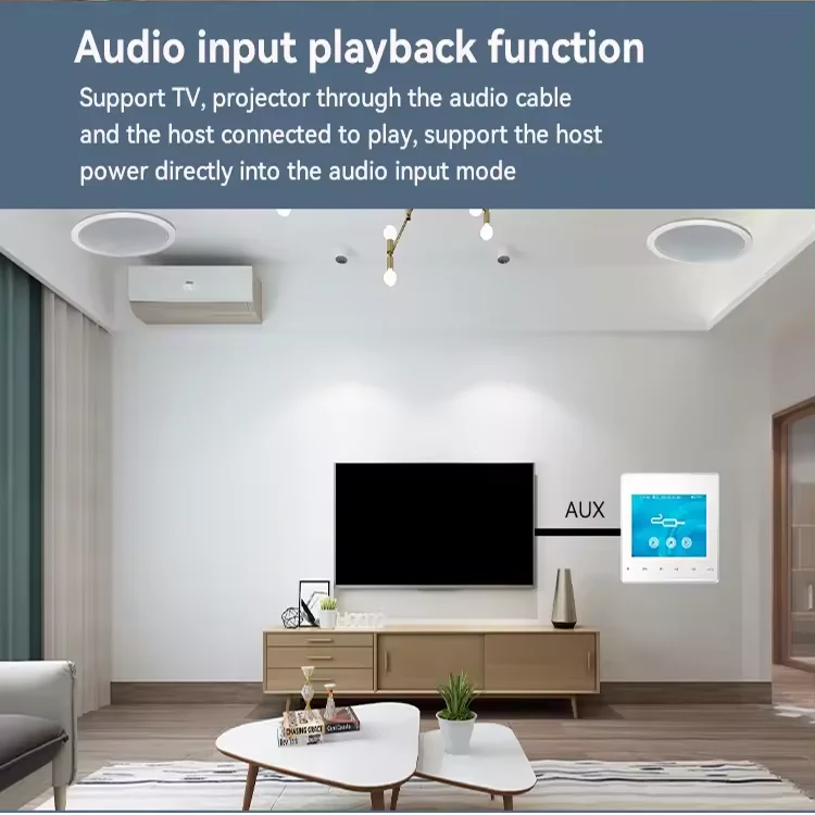 Home Bluetooth Wall Amplifier  - Audio Music Background recension och pris