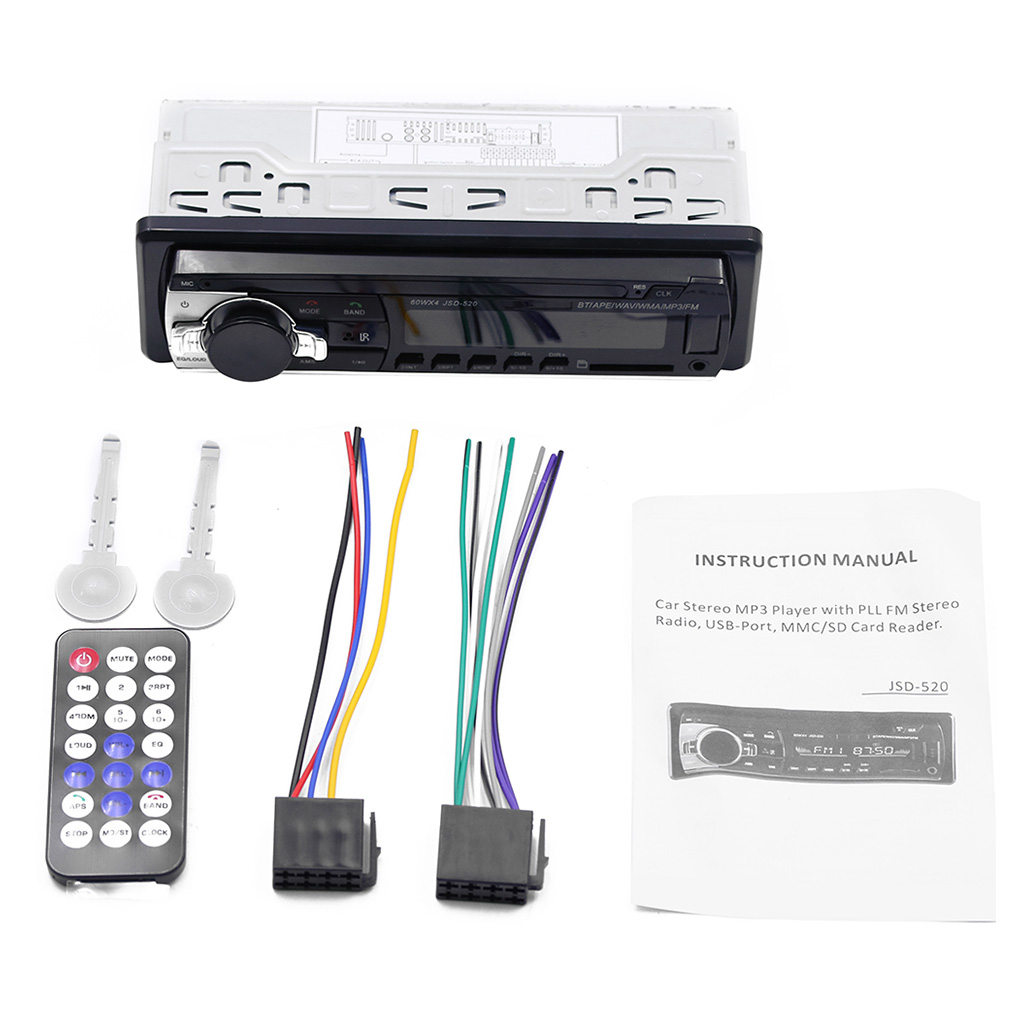 JSD-520 Car Bluetooth MP3 Play - Audio Music Recorder recension och pris