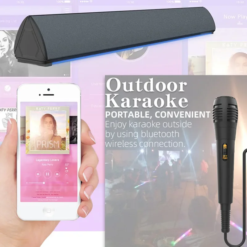 60W Wireless TV PC Soundbar Bl - Audio Music Center recension och pris