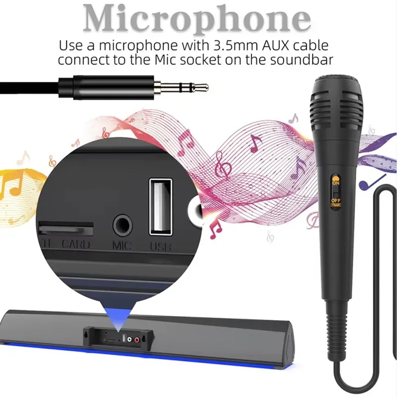 60W Wireless TV PC Soundbar Bl - Audio Music Center recension och pris