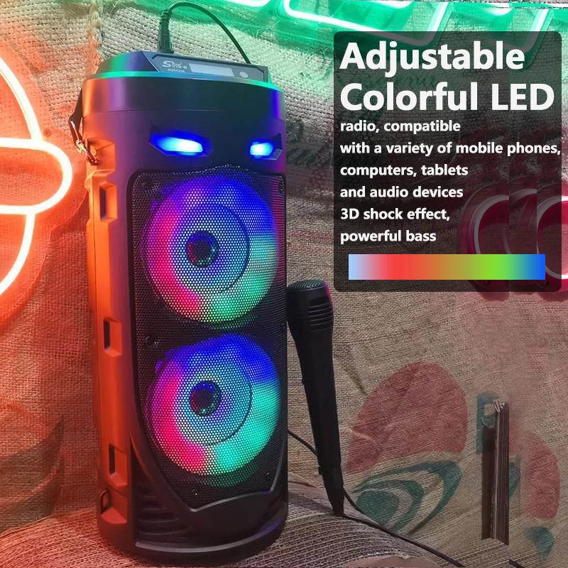 Large Square Dance Portable Bl - Audio Music Center recension och pris