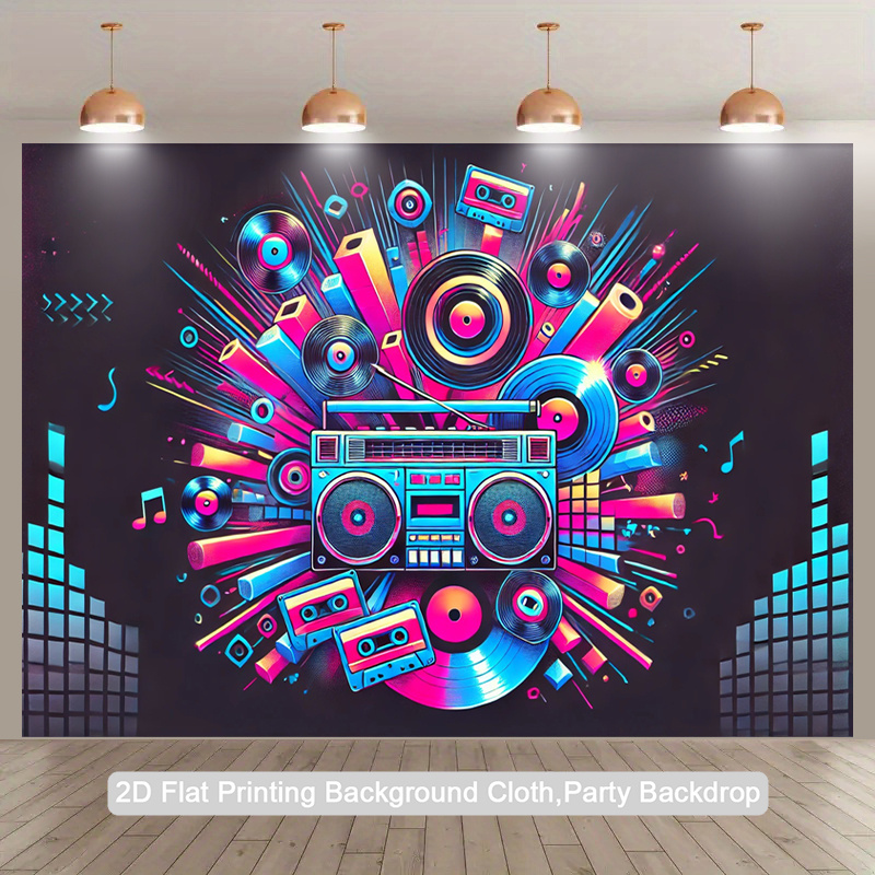 2D flat, 1-piece product. Retr - Audio Music Background recension och pris