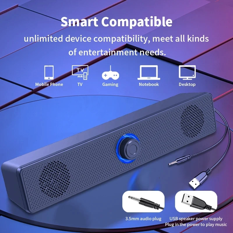 Soundbar Computer PC TV Laptop - Audio Music Center recension och pris