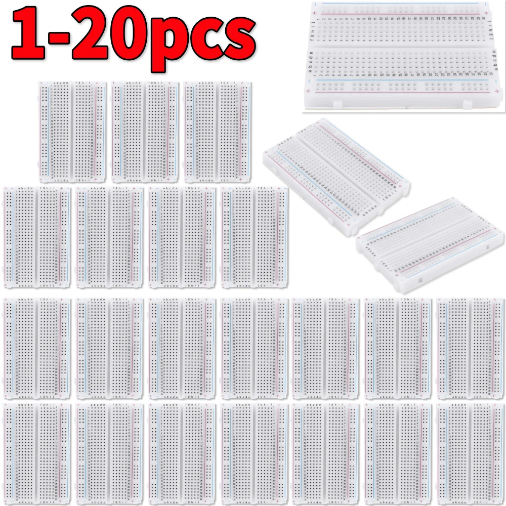 1-20pcs 400 Tie Points Solderl - Portable Amplifier Mini recension och pris