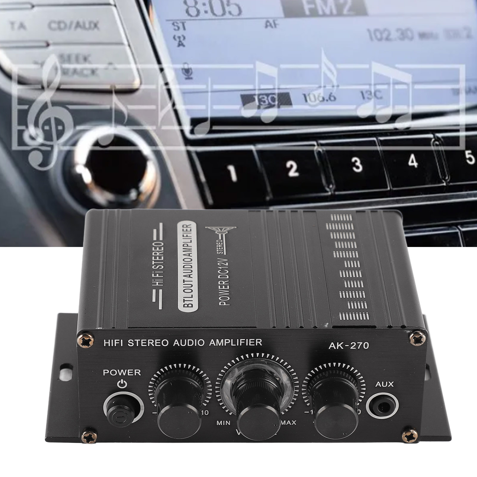 Stereo Amplifier Motorcycle Am - Portable Amplifier Mini recension och pris