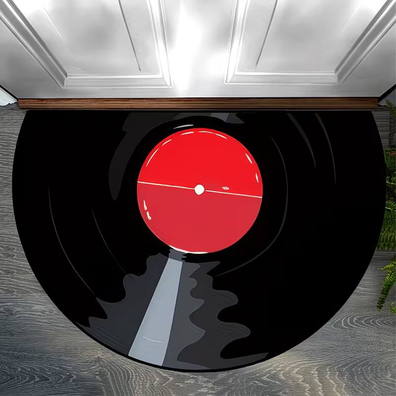 Retro Vinyl Record Half Round  - Audio Music Recorder recension och pris