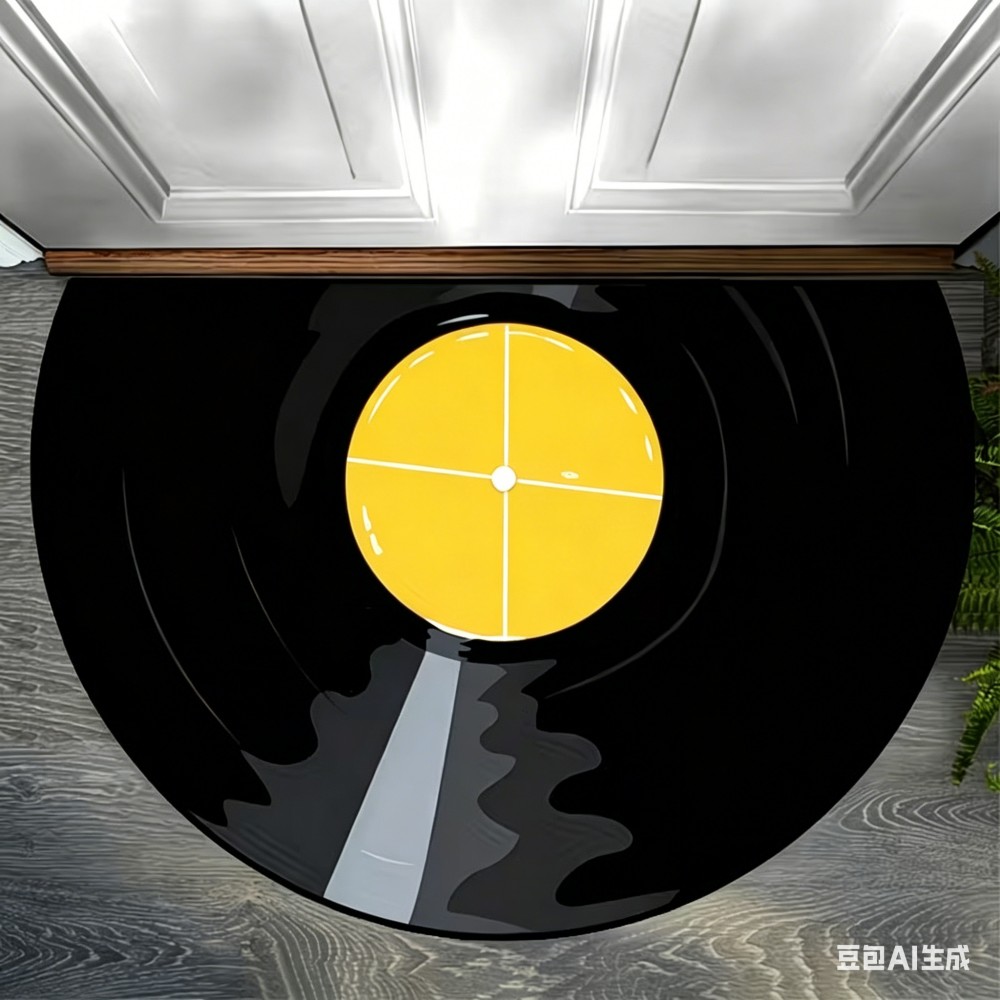 Retro Vinyl Record Half Round  - Audio Music Recorder recension och pris