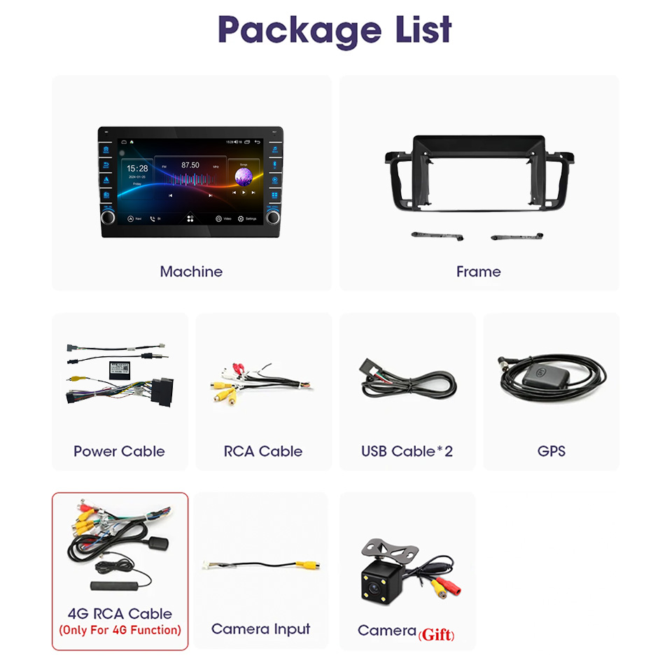 8G Ram 128GB Android 14 Car Ra - Audio Music Network recension och pris