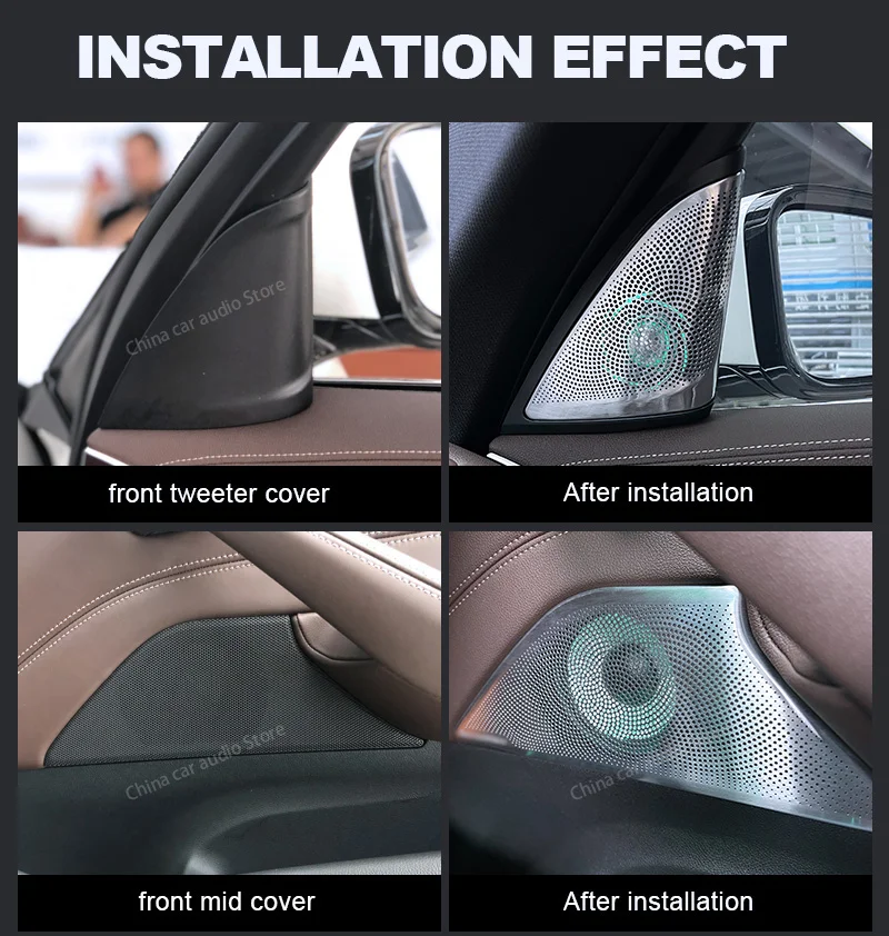 LED Car Speaker Tweeter Cover  - Audio Music Cover recension och pris