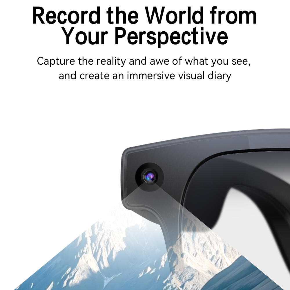 New G2 AI Camera Glasses 8MP S - Audio Music Recognition recension och pris