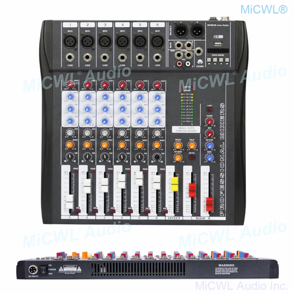 Audio-Mixer MiCWL 6 Channel Bl - Audio And Music Mixer recension och pris