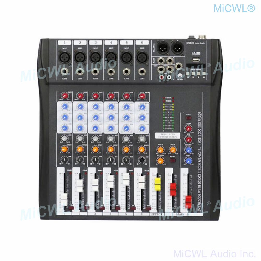 Audio-Mixer MiCWL 6 Channel Bl - Audio And Music Mixer recension och pris