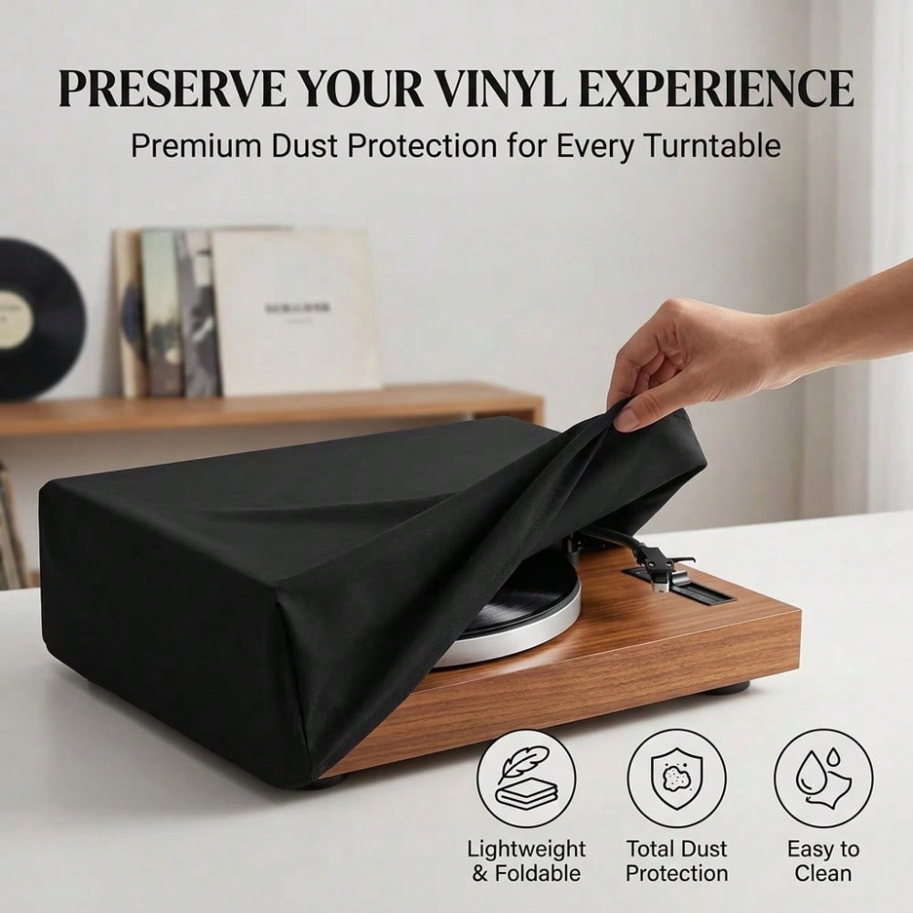 Vinyl Record Player Dust Cover - Audio Music Recorder recension och pris