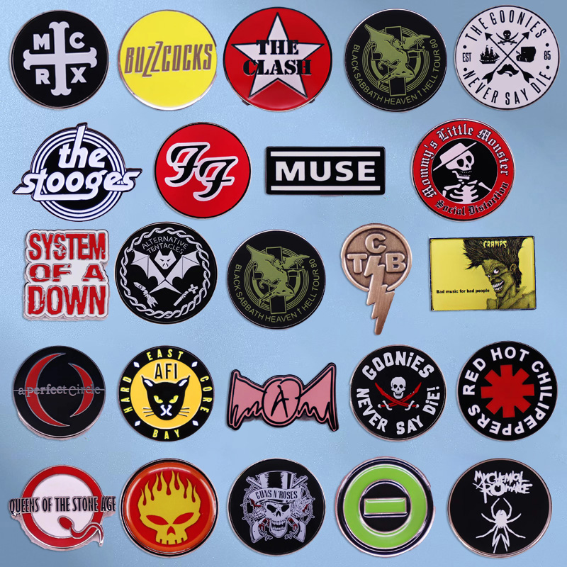 Pop Rock Band Enamel Pin Music - Audio Music Lollipop recension och pris