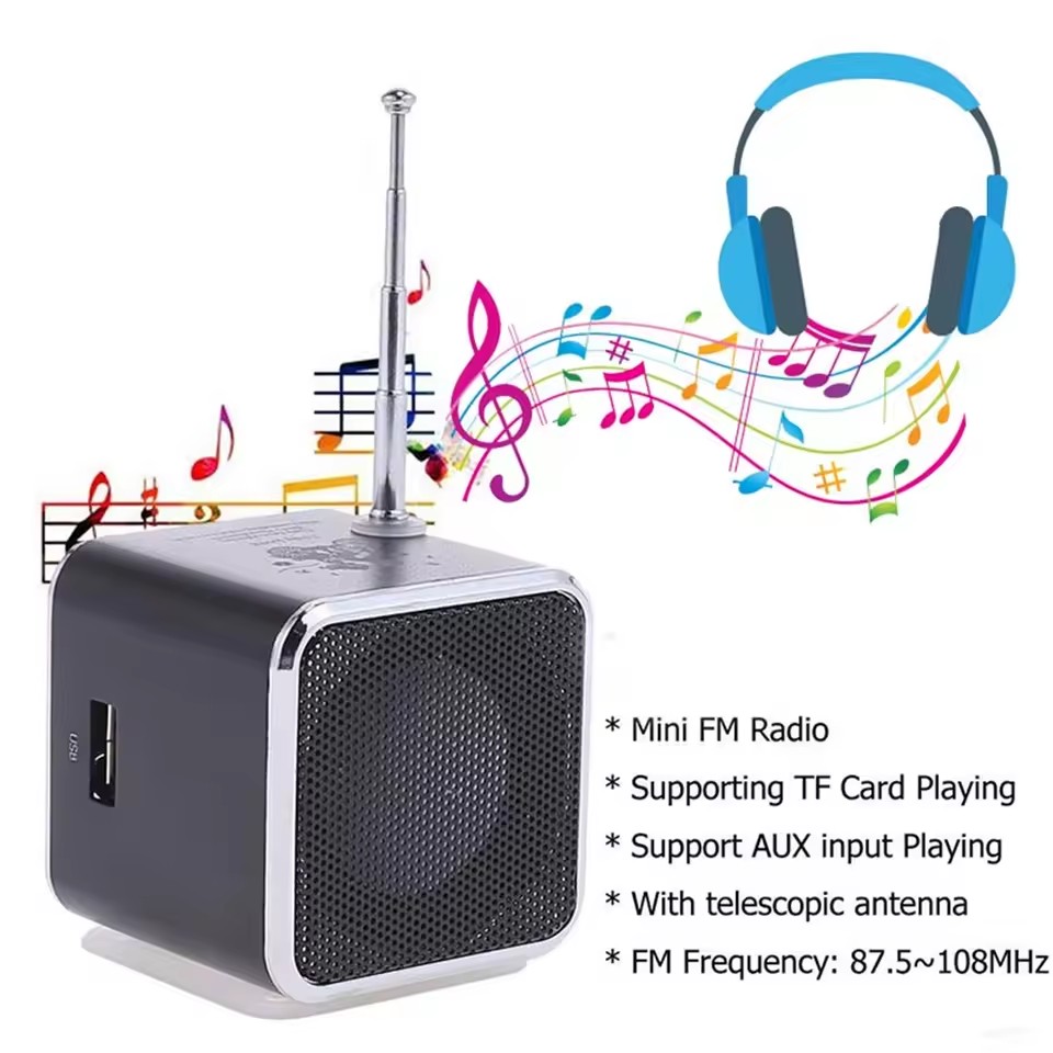 Wireless Radio FM Bluetooth Sp - Audio Music Center recension och pris