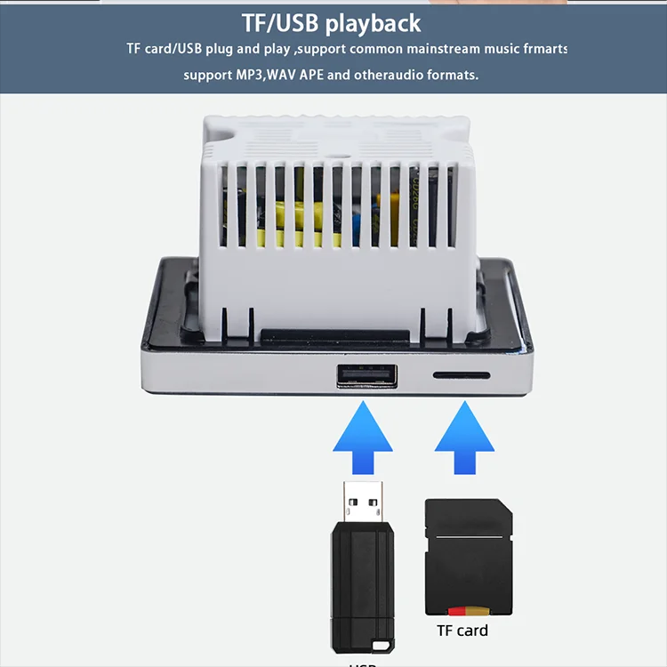 Bluetooth Wall Amplifier Home  - Audio Music Background recension och pris