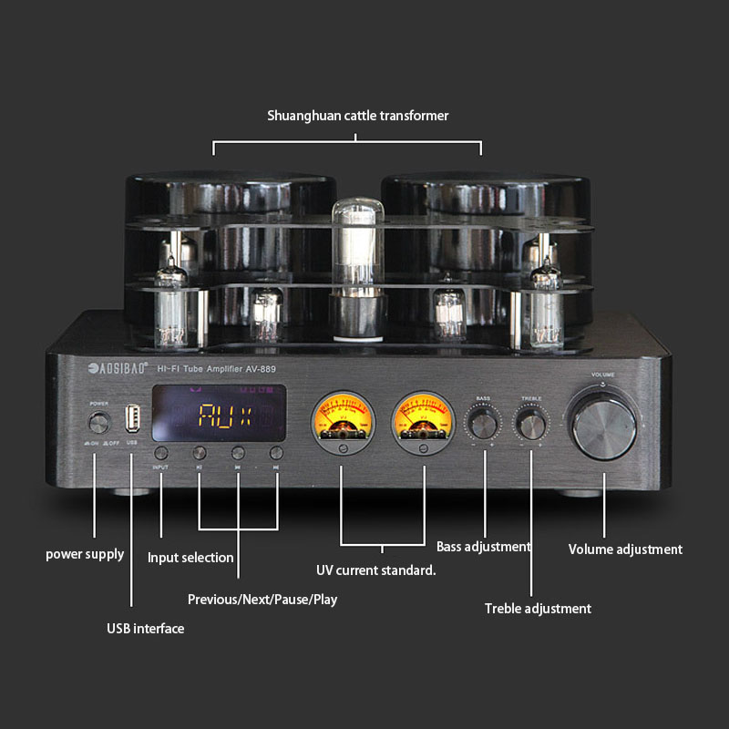 【HOT】220V 200W*2 HiFi Wireless - Audio Youtube Music Free recension och pris