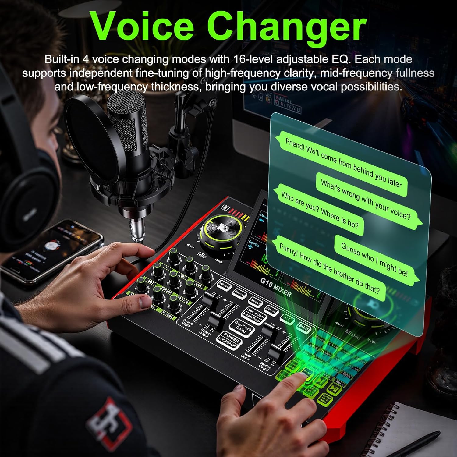 Tenlamp G10 Live Streaming Aud - Audio Music Recorder recension och pris