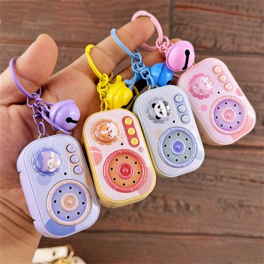 Mini Vintage Recorder Keychain - Audio Music Recorder recension och pris