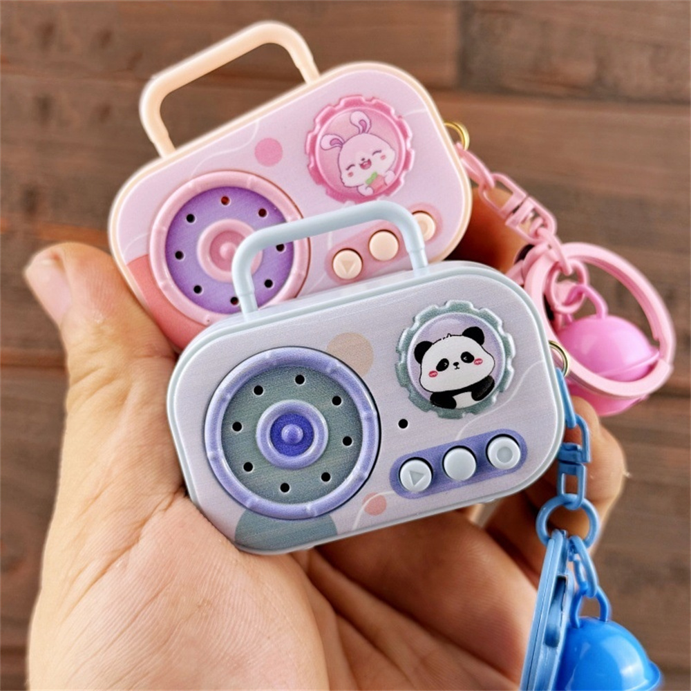 Mini Vintage Recorder Keychain - Audio Music Recorder recension och pris