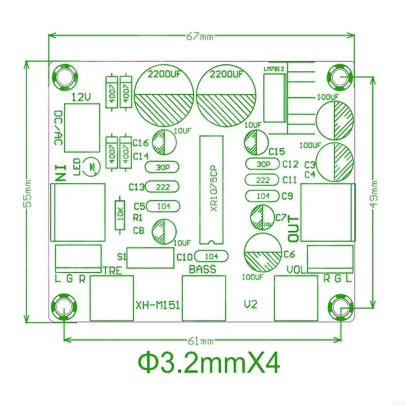  Professional R1075 Tone Board - Audio Music Enhancer recension och pris