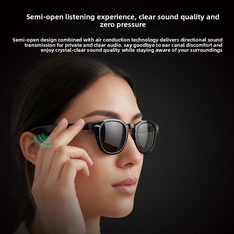 H06 Smart Glasses AI Real Time - Audio Music Recognition recension och pris