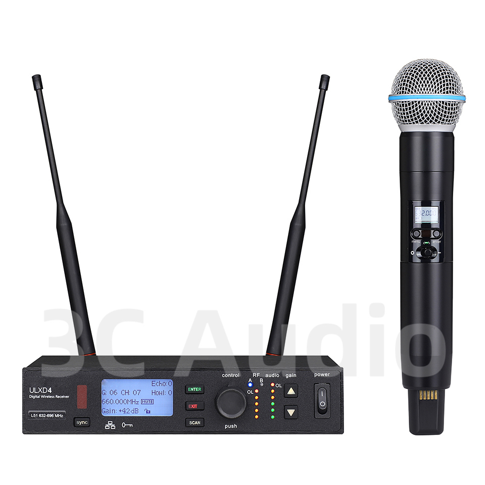 ULXD4-SLXD 500/600MHz Professi - Shure Mic Sm58 recension och pris