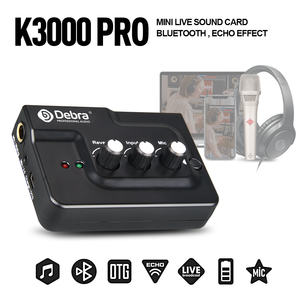 K3000 PRO Directed Sound Card  - Audio Music Recorder recension och pris