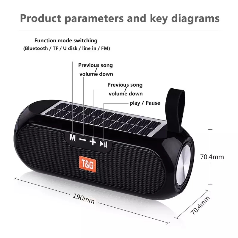 Solar Radio FM Outdoor Portabl - Audio Music Center recension och pris