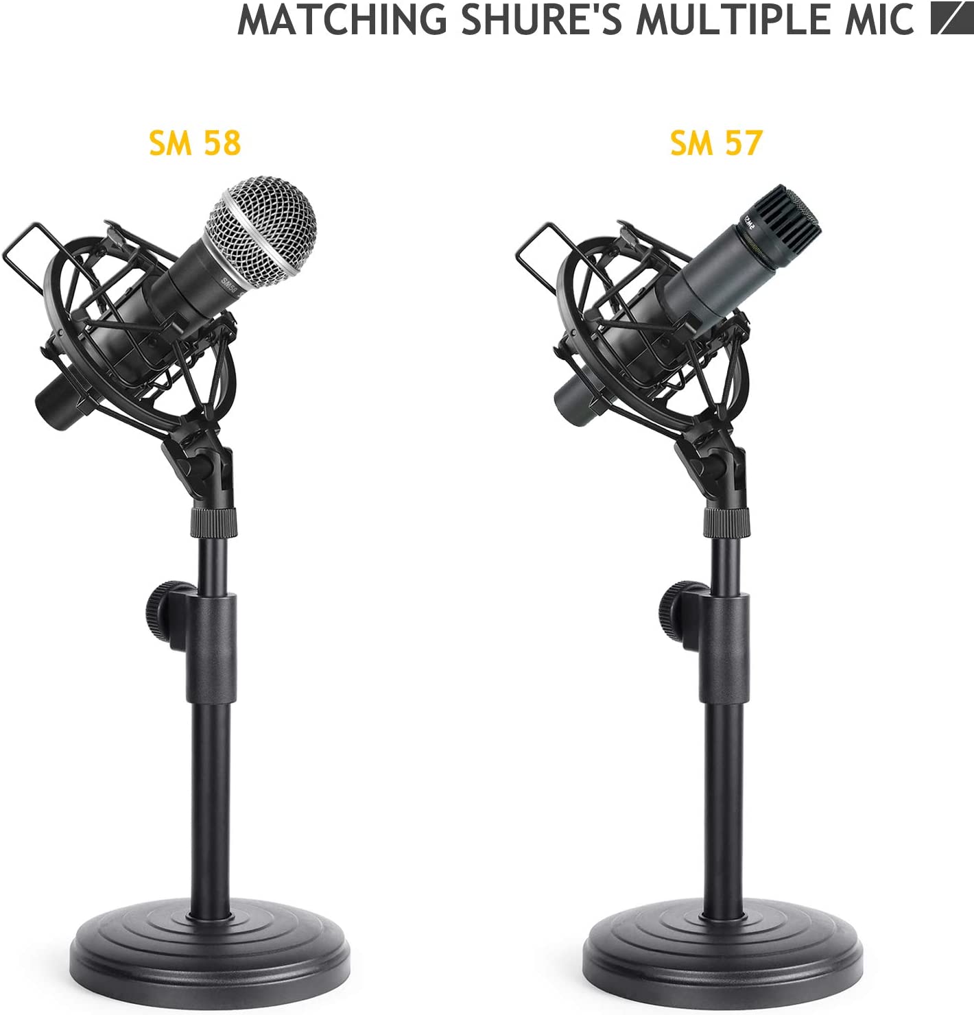 Desk Microphone Stand, Adjusta - Shure Mic Sm58 recension och pris